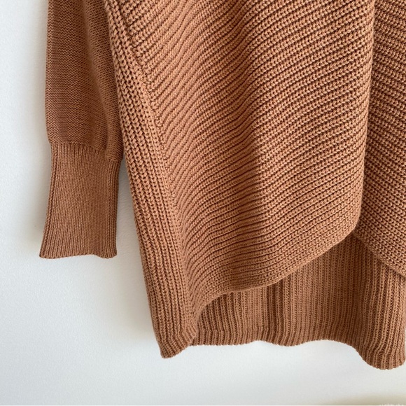 Rachel Zoe Womens Cowl-neck Tunic Sweater, Brown, Size M - Picture 7 of 8